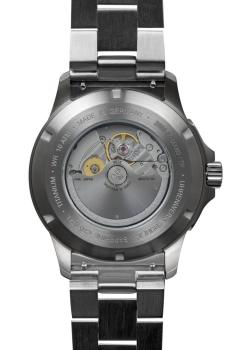 Preview: Bauhaus Aviation Herrenuhr Automatik mit GMT und Titan-Gliederarmband